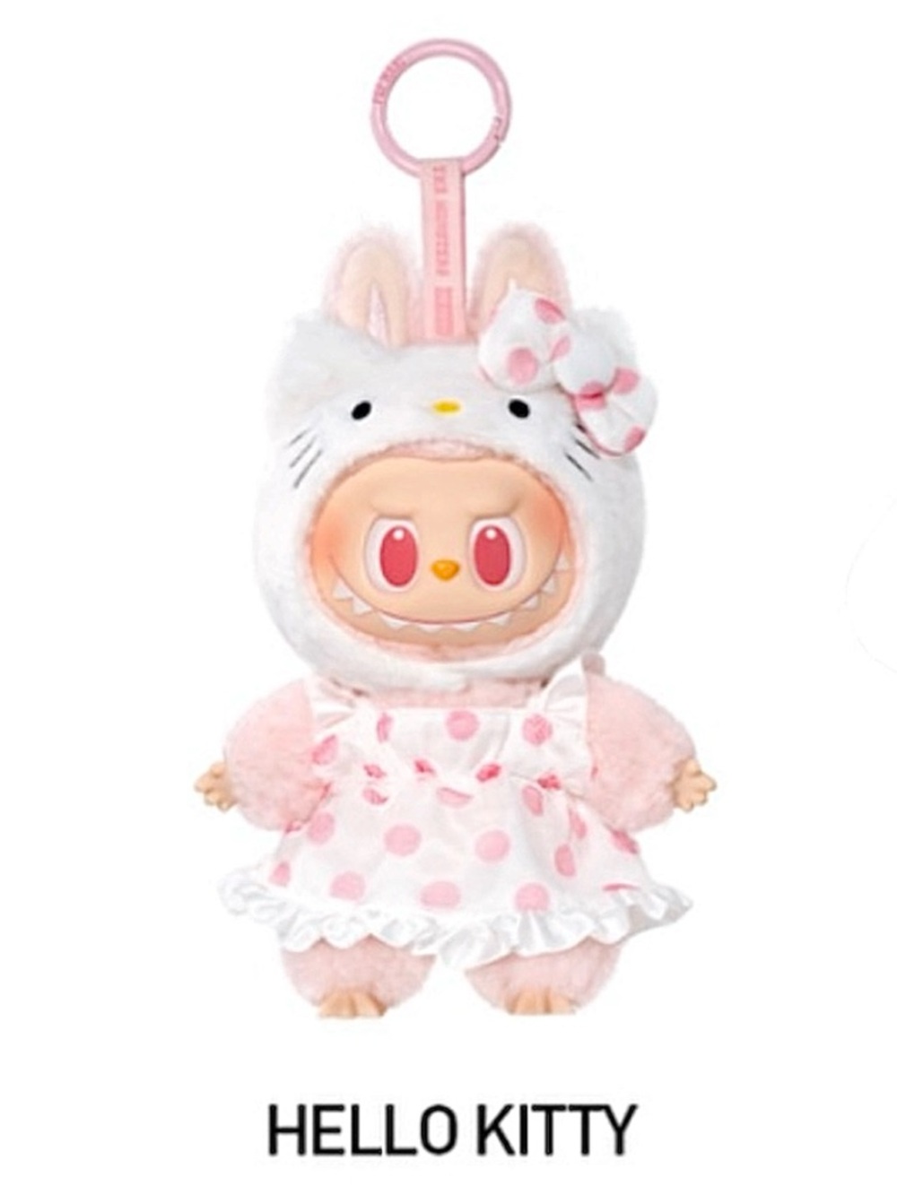 Pop Mart SEALED/CONFIRMED! Hello Kitty Labubu “The Monsters” Plush Pendant